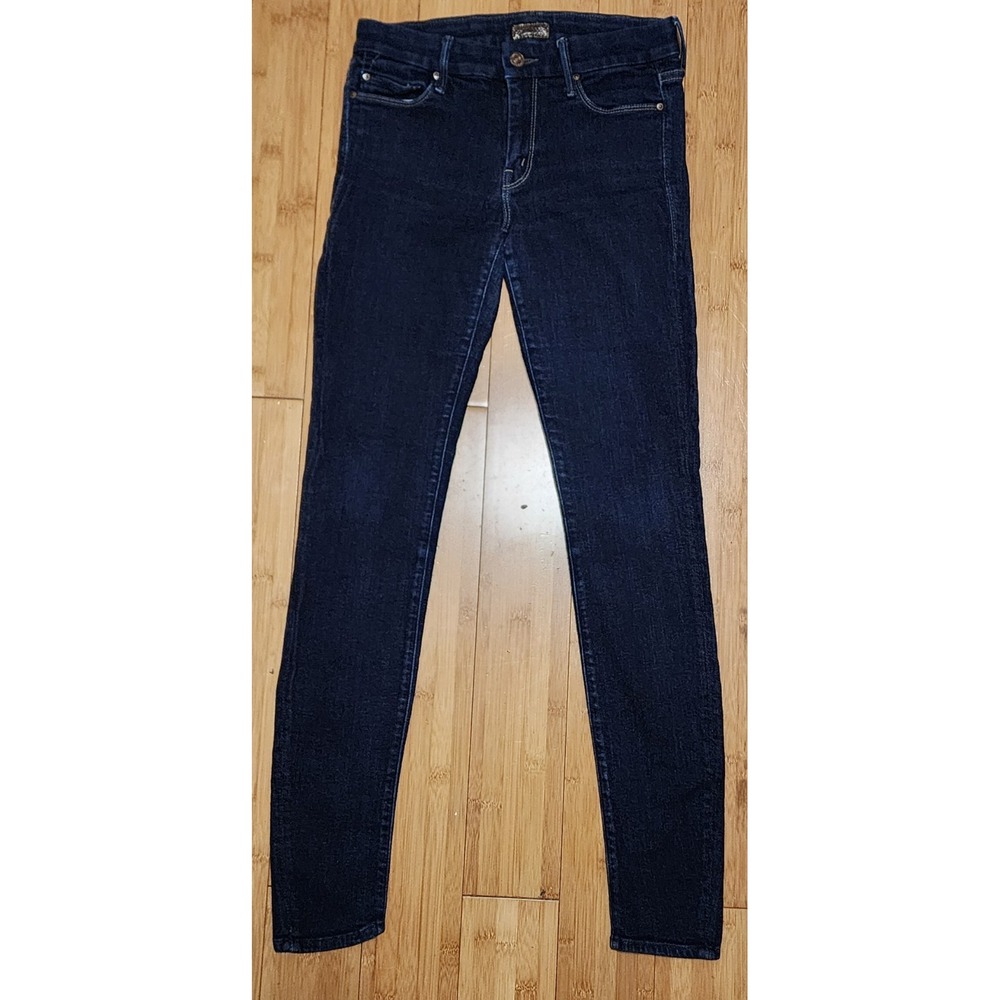 MOTHER The Looker Skinny Jeans 27 Forever And A Day Blue Casual Stretch 27x30